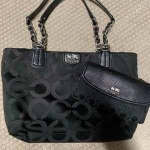 Authentic Coach purse and wallet